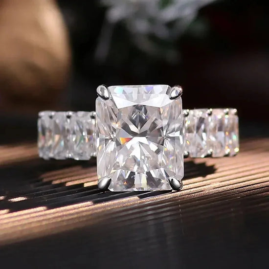 Huitan Brilliant Cubic Zirconia Bridal Ring